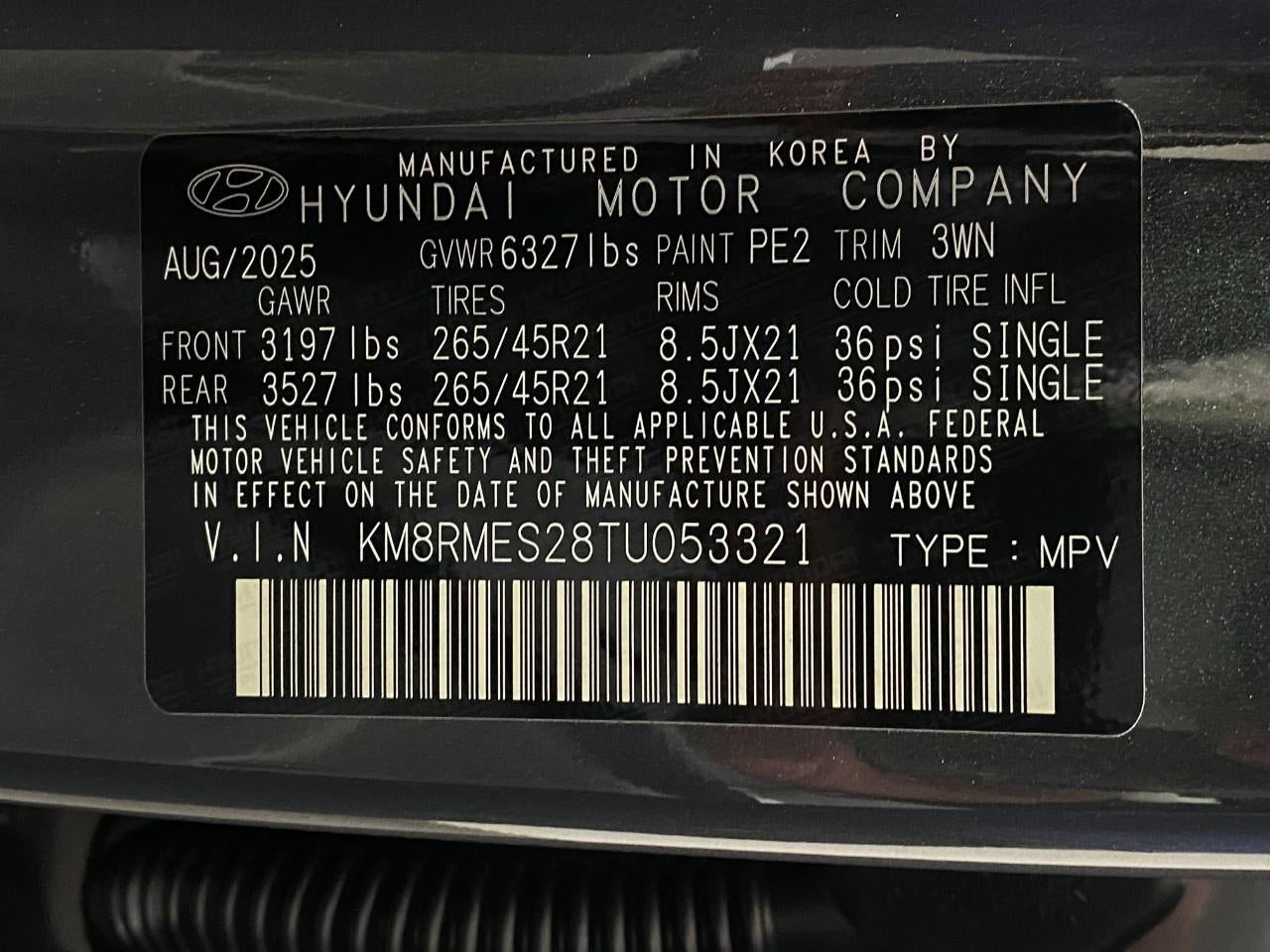 2026 Hyundai Palisade Calligraphy AWD