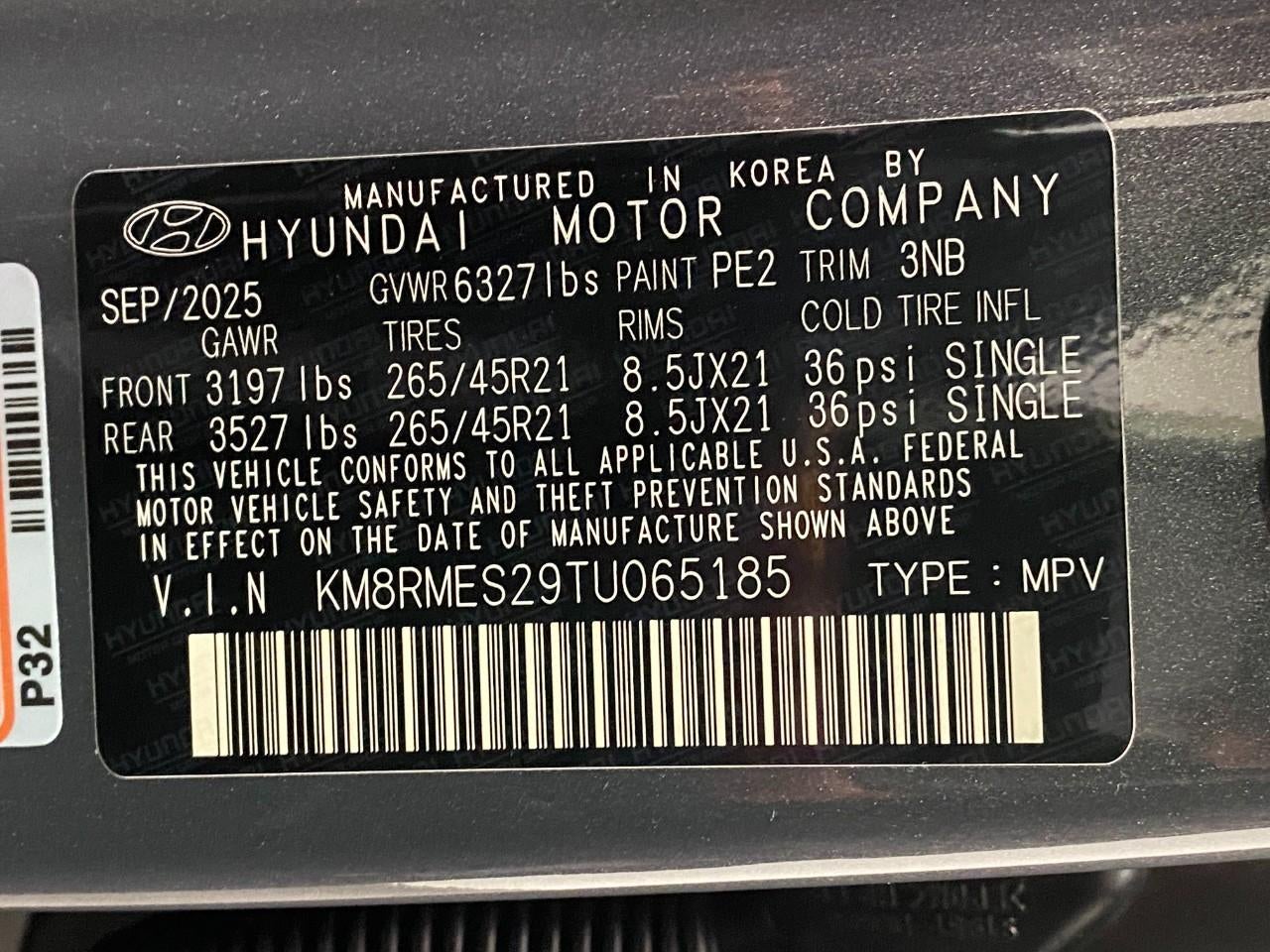 2026 Hyundai Palisade Calligraphy AWD