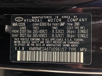 2026 Hyundai Palisade Hybrid Calligraphy