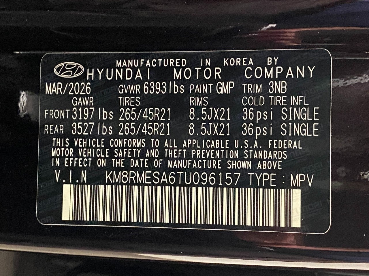 2026 Hyundai Palisade Hybrid Calligraphy