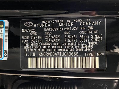 2026 Hyundai Palisade Hybrid Calligraphy