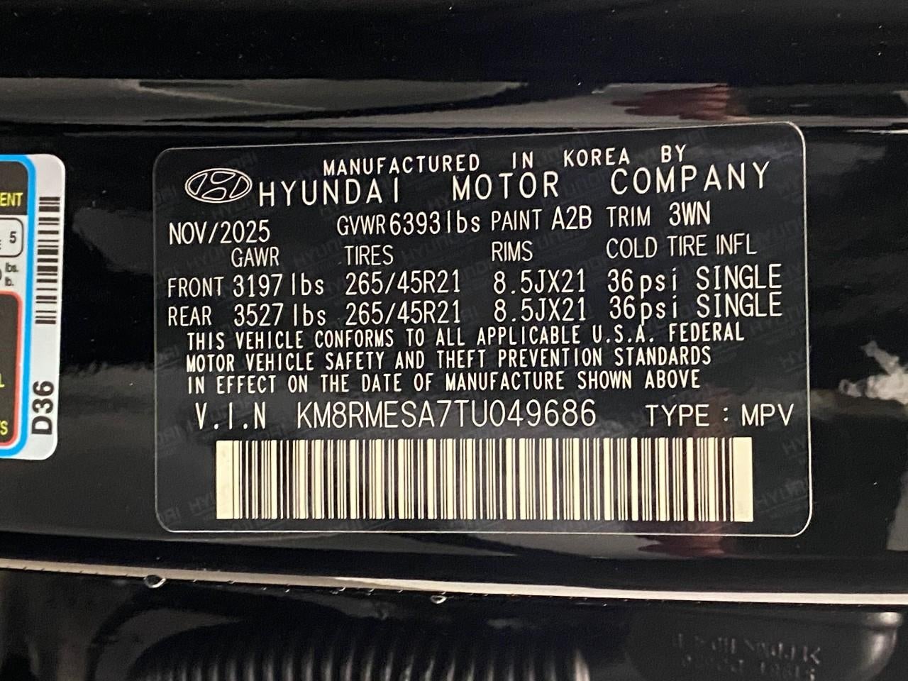 2026 Hyundai Palisade Hybrid Calligraphy