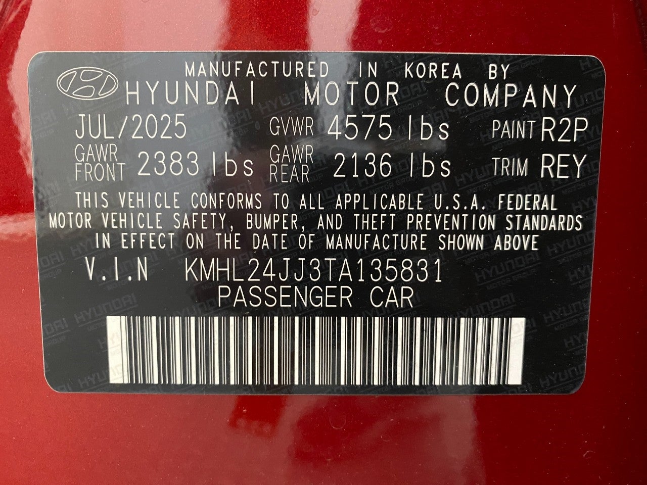 2026 Hyundai Sonata Hybrid Blue