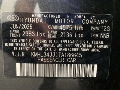 2026 Hyundai Sonata Hybrid SEL