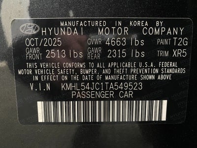 2026 Hyundai Sonata N Line