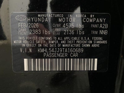 2026 Hyundai Sonata Hybrid Limited