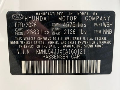 2026 Hyundai Sonata Hybrid Limited