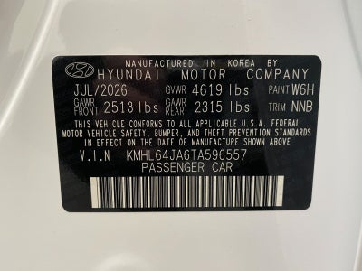 2026 Hyundai Sonata SEL Sport