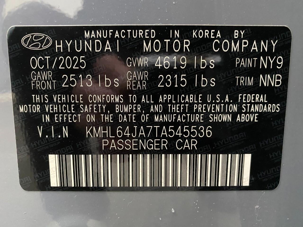 2026 Hyundai Sonata SEL Sport