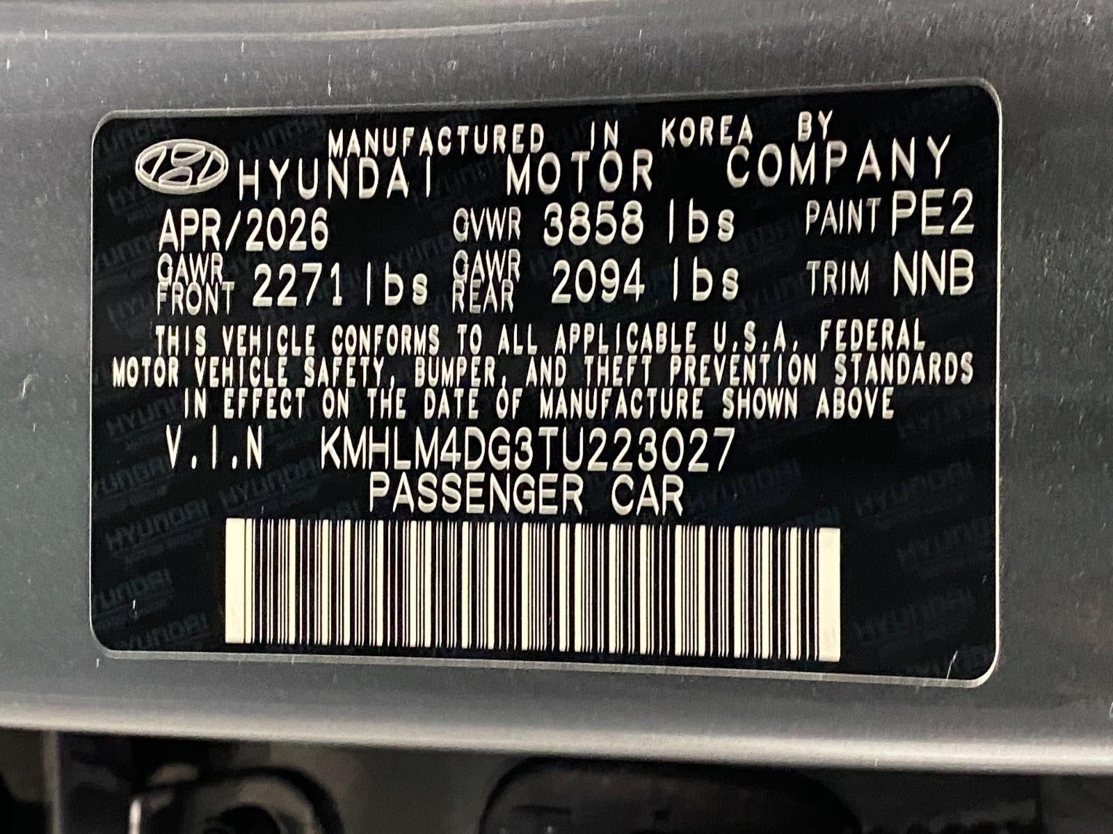 2026 Hyundai Elantra SEL Sport