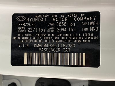 2026 Hyundai Elantra SEL Sport