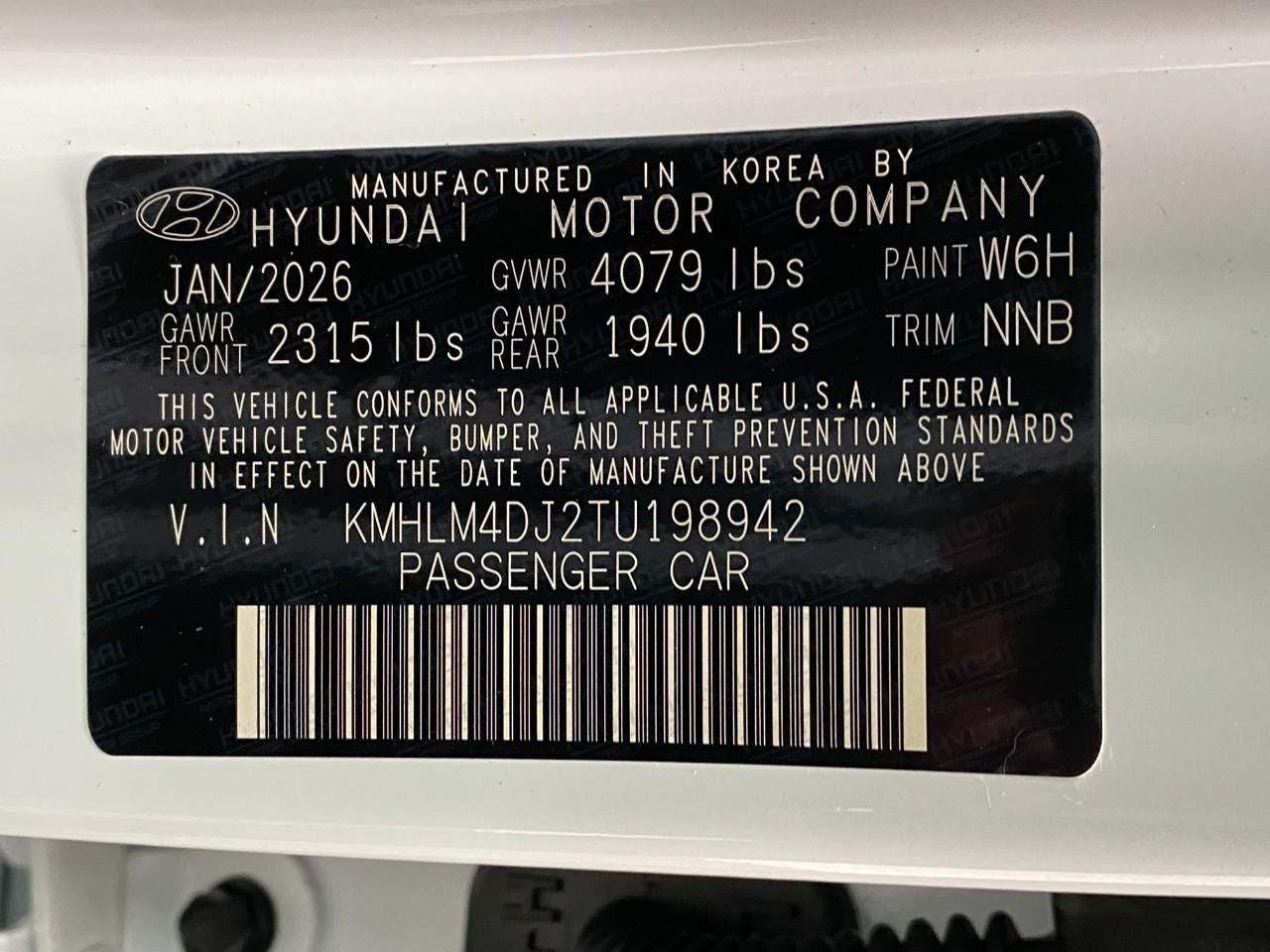 2026 Hyundai Elantra Hybrid Blue