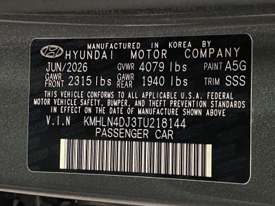 2026 Hyundai Elantra Hybrid Limited