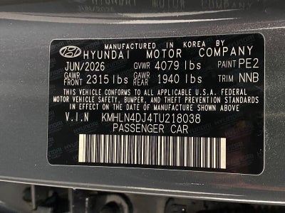 2026 Hyundai Elantra Hybrid Limited
