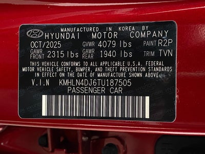 2026 Hyundai Elantra Hybrid Limited