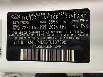 2026 Hyundai Elantra Limited