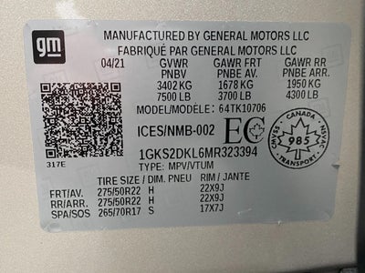 2021 GMC Yukon 4WD 4dr Denali