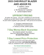 2023 Chevrolet Blazer AWD 4dr RS