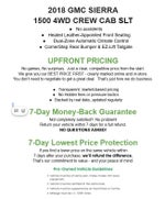 2018 GMC Sierra 1500 4WD Crew Cab 143.5 SLT