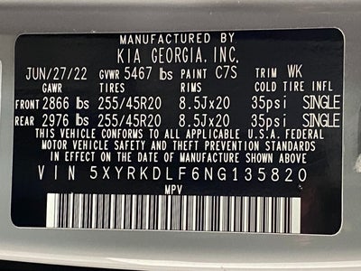 2022 Kia Sorento SX AWD