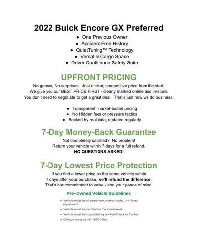 2022 Buick Encore GX AWD 4dr Preferred