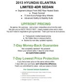 2013 Hyundai Elantra 4dr Sdn Auto Limited