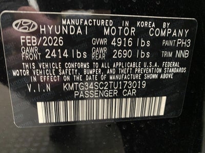 2026 Genesis G70 2.5T Prestige AWD