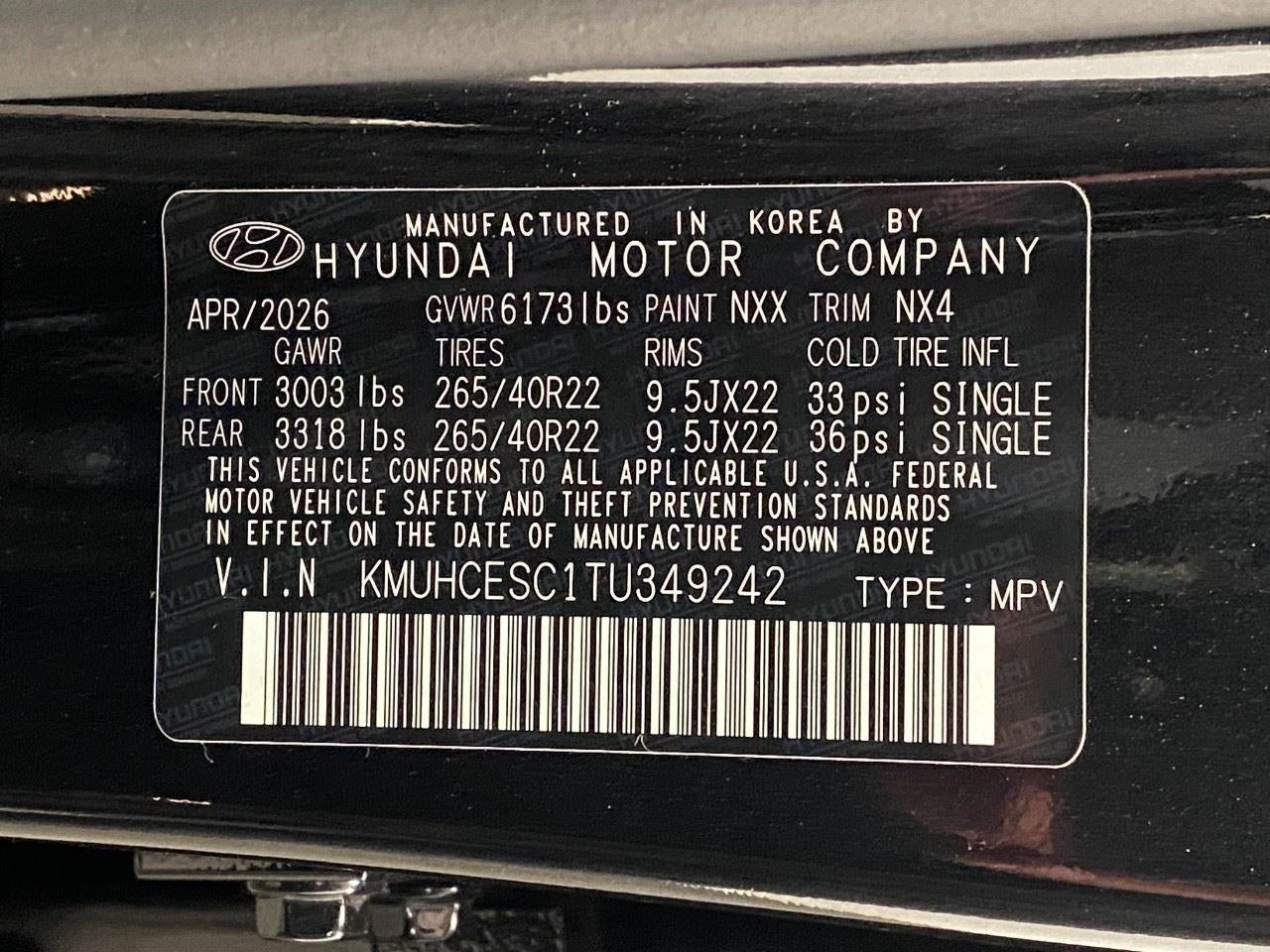 2026 Genesis GV80 3.5T Prestige Black AWD