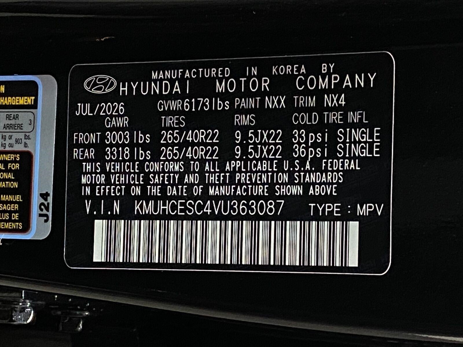 2027 Genesis GV80 3.5T PRESTIGE BLACK