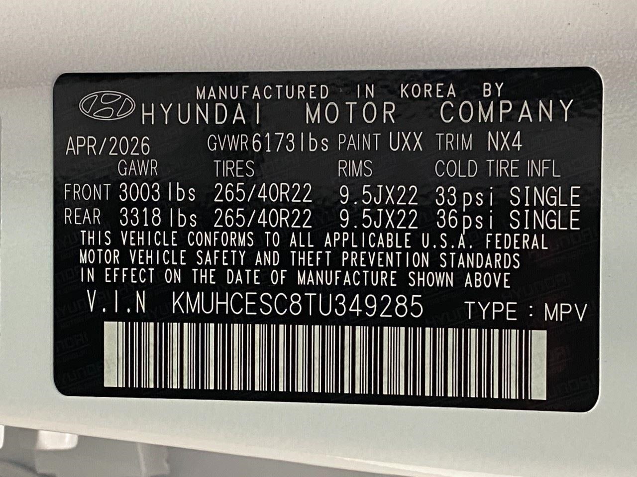 2026 Genesis GV80 2.5T PRESTIGE BLACK
