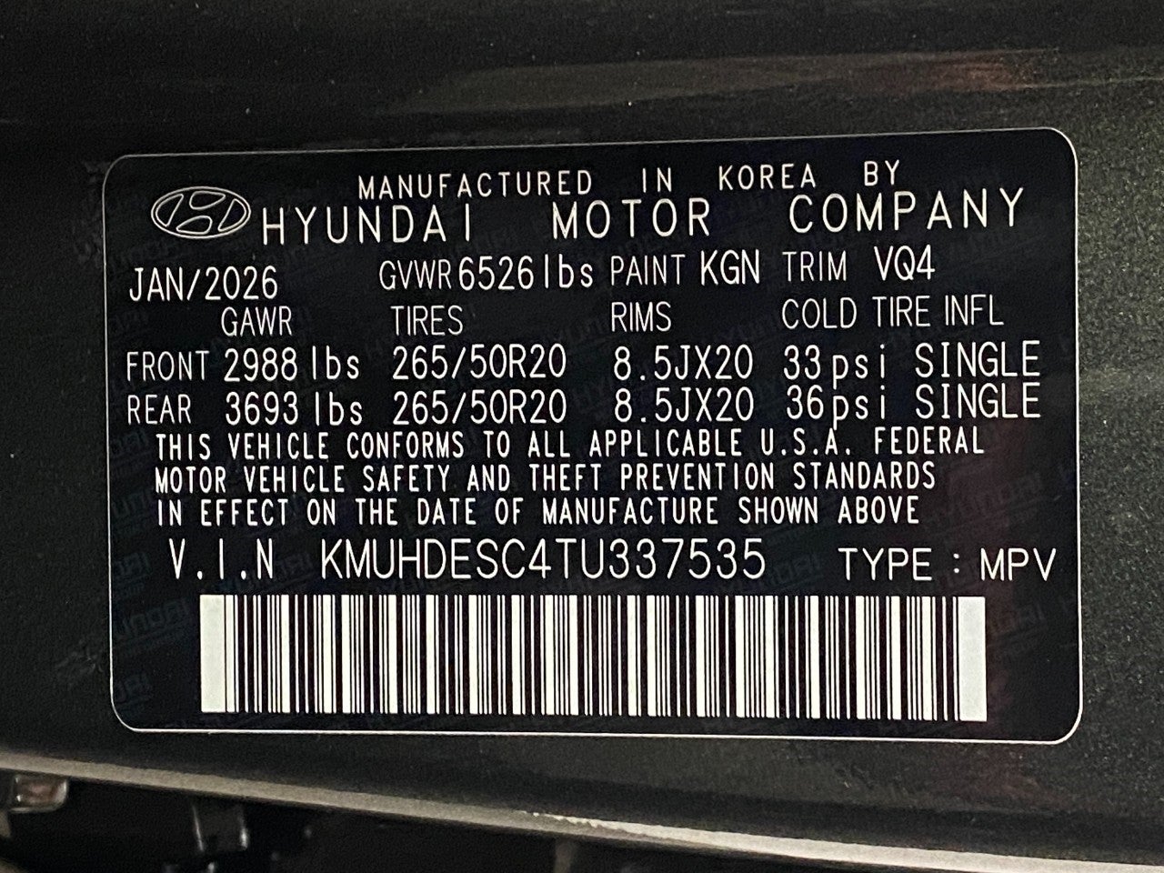 2026 Genesis GV80 3.5T Advanced AWD