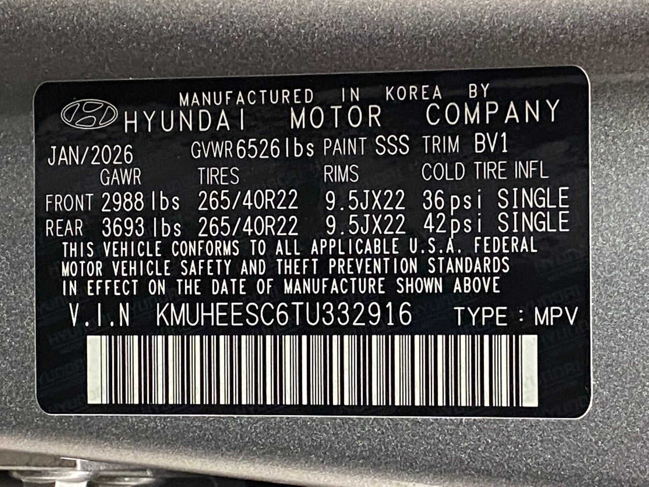 2026 Genesis GV80 3.5T Prestige AWD