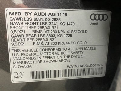 2020 Audi Q7 Prestige 55 TFSI quattro