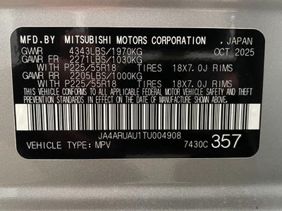 2026 Mitsubishi Outlander Sport ES 2.0 AWC