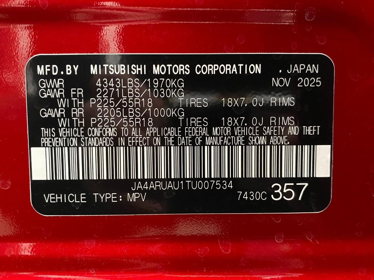 2026 Mitsubishi Outlander Sport LE 2.0 AWC