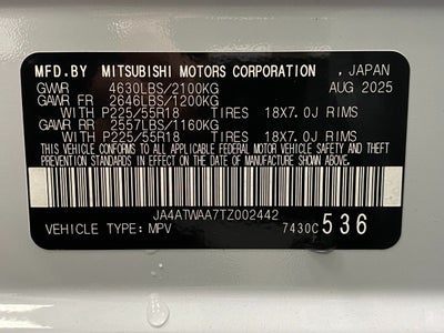 2026 Mitsubishi Eclipse Cross Black Edition S-AWC