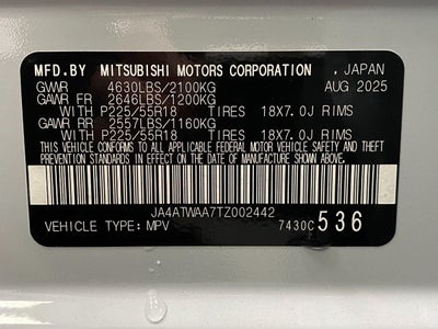 2026 Mitsubishi Eclipse Cross Black Edition S-AWC