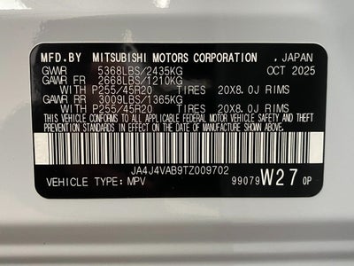2026 Mitsubishi Outlander SE S-AWC