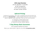 2016 Jeep CHEROKEE SPORT UTILITY