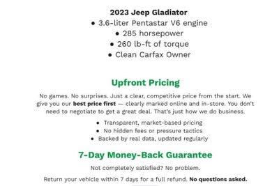 2023 Jeep Gladiator Mojave 4x4