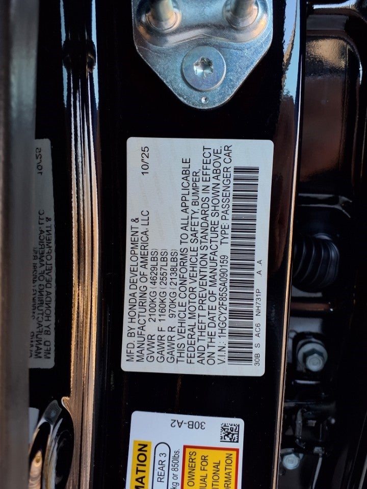 2025 Honda Accord Hybrid Touring Sedan