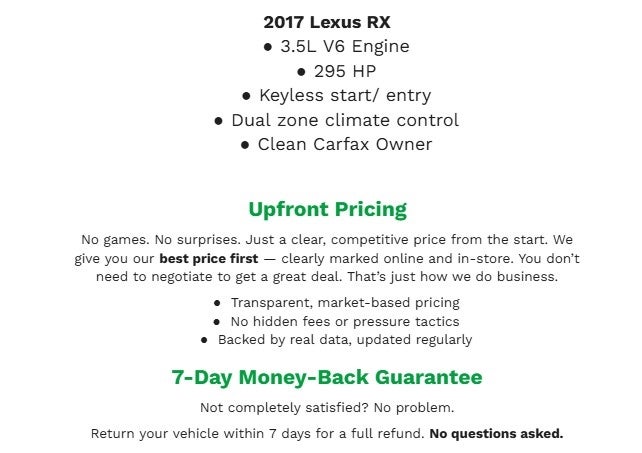 2017 Lexus RX RX 350 AWD