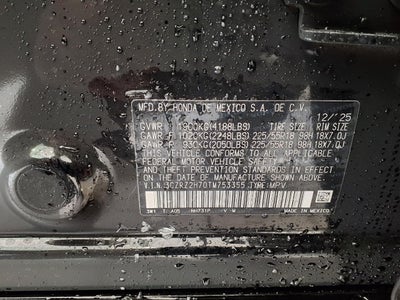 2026 Honda HR-V EX-L AWD CVT