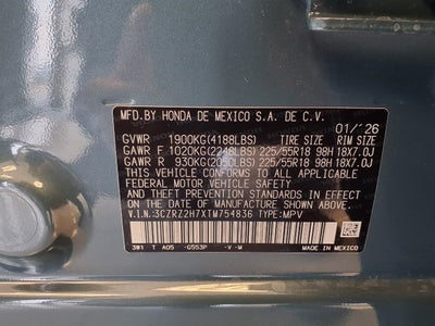 2026 Honda HR-V EX-L AWD CVT