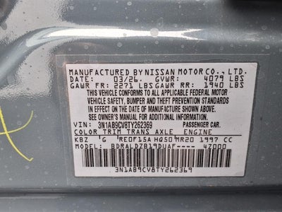 2026 Nissan Sentra SV