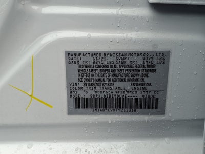 2026 Nissan Sentra SV