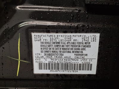 2026 Nissan Sentra SV