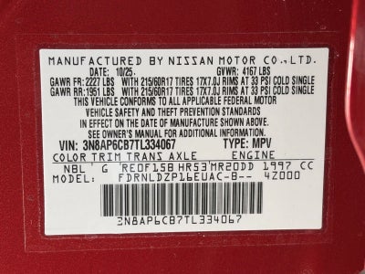 2026 Nissan Kicks SV AWD