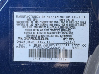 2026 Nissan Kicks SV AWD