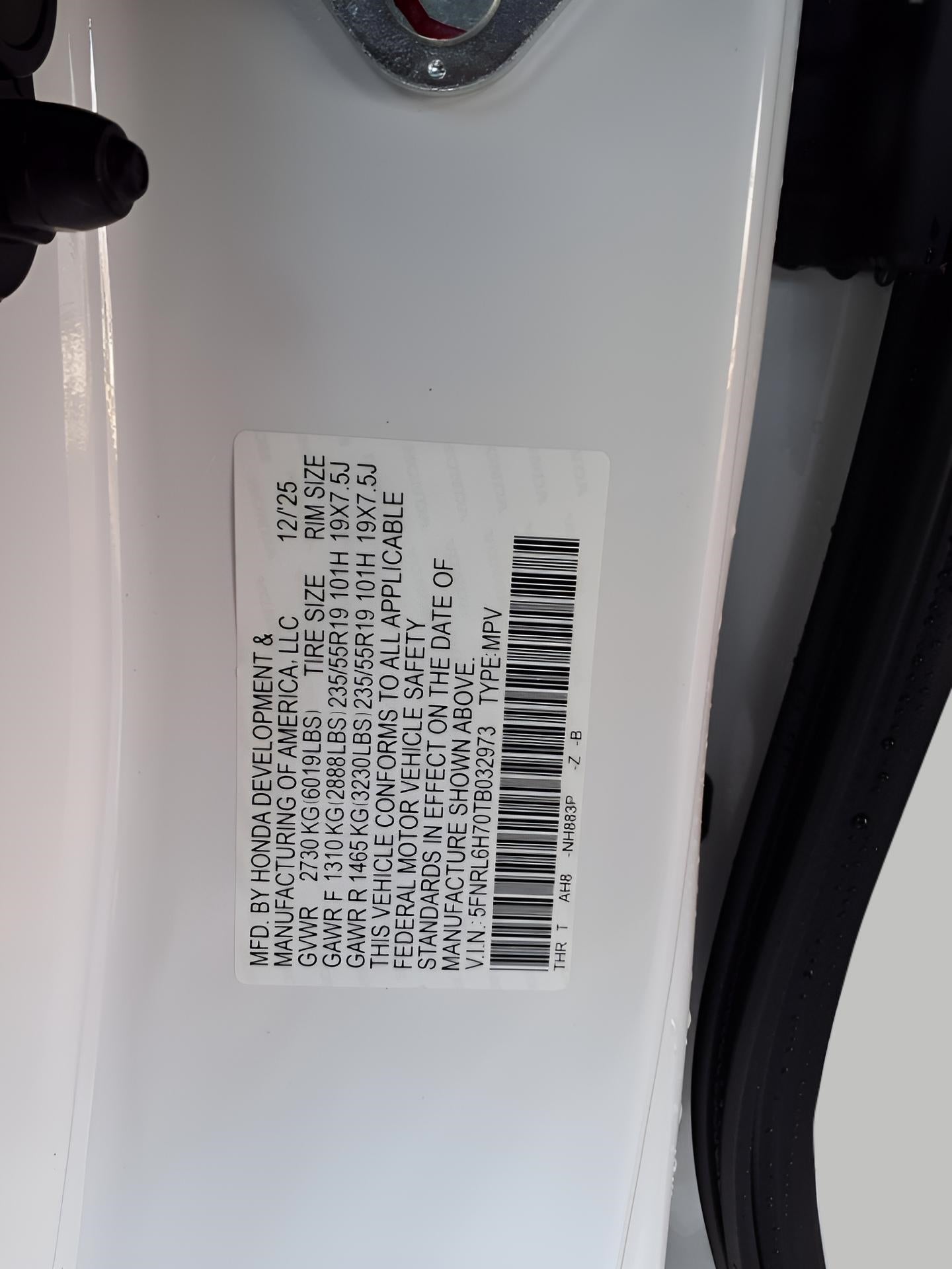 2026 Honda Odyssey Sport-L Auto